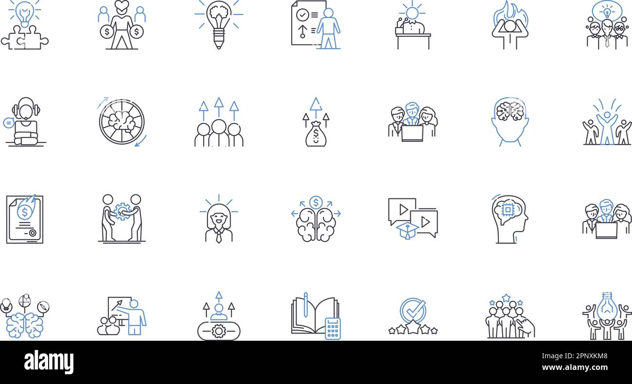 Energy line icons collection. Power, Electricity, Renewable, Efficiency