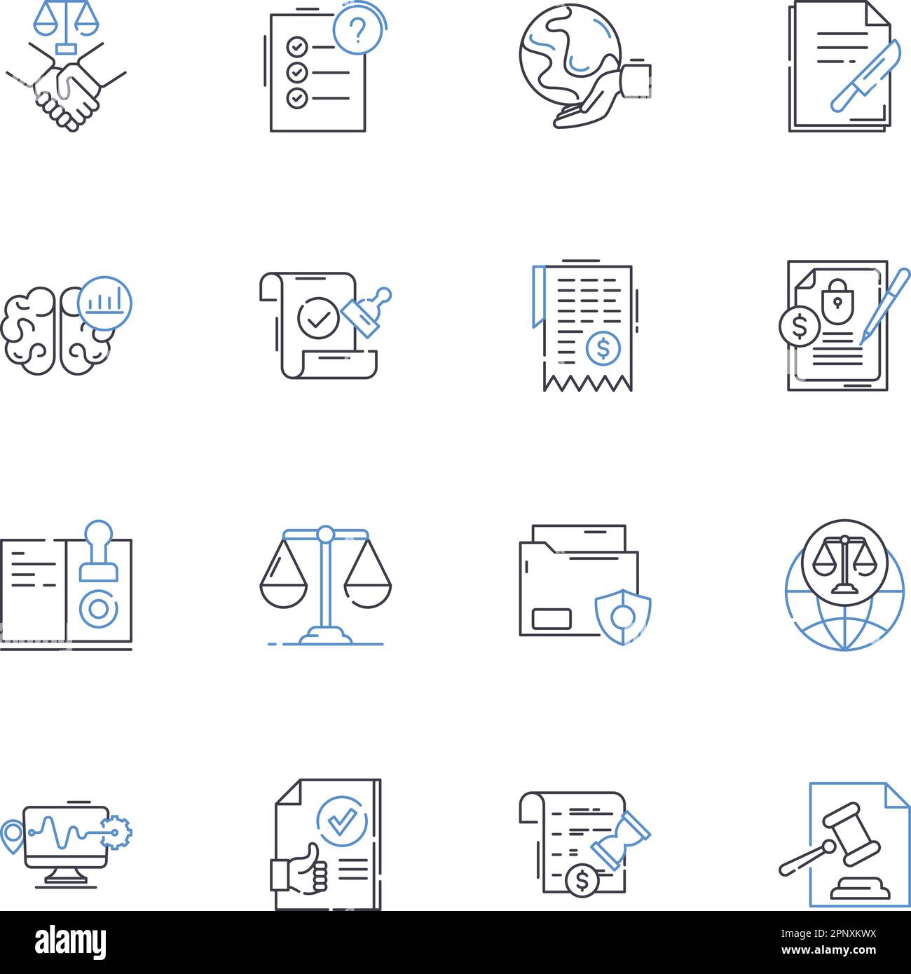 Operations team line icons collection. Efficiency, Productivity ...