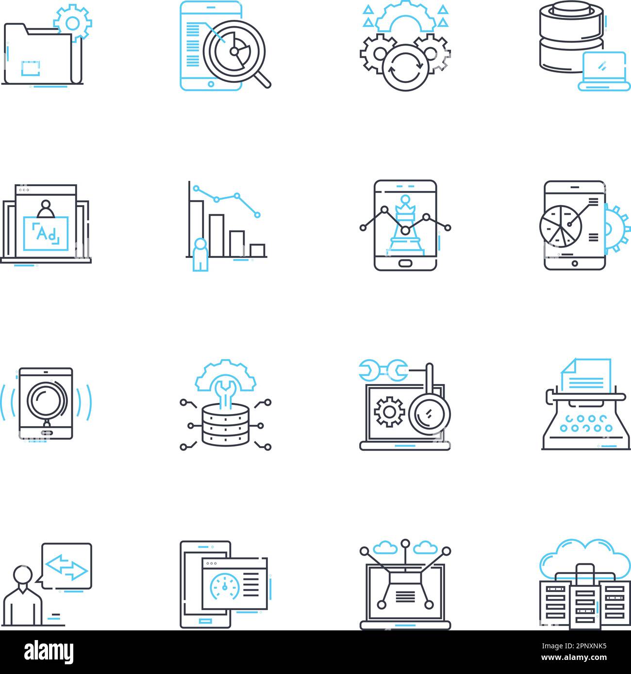Correlation clustering Stock Vector Images - Alamy