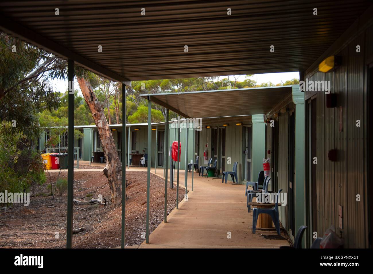 Mining Camp in the Outback Stock Photo Alamy