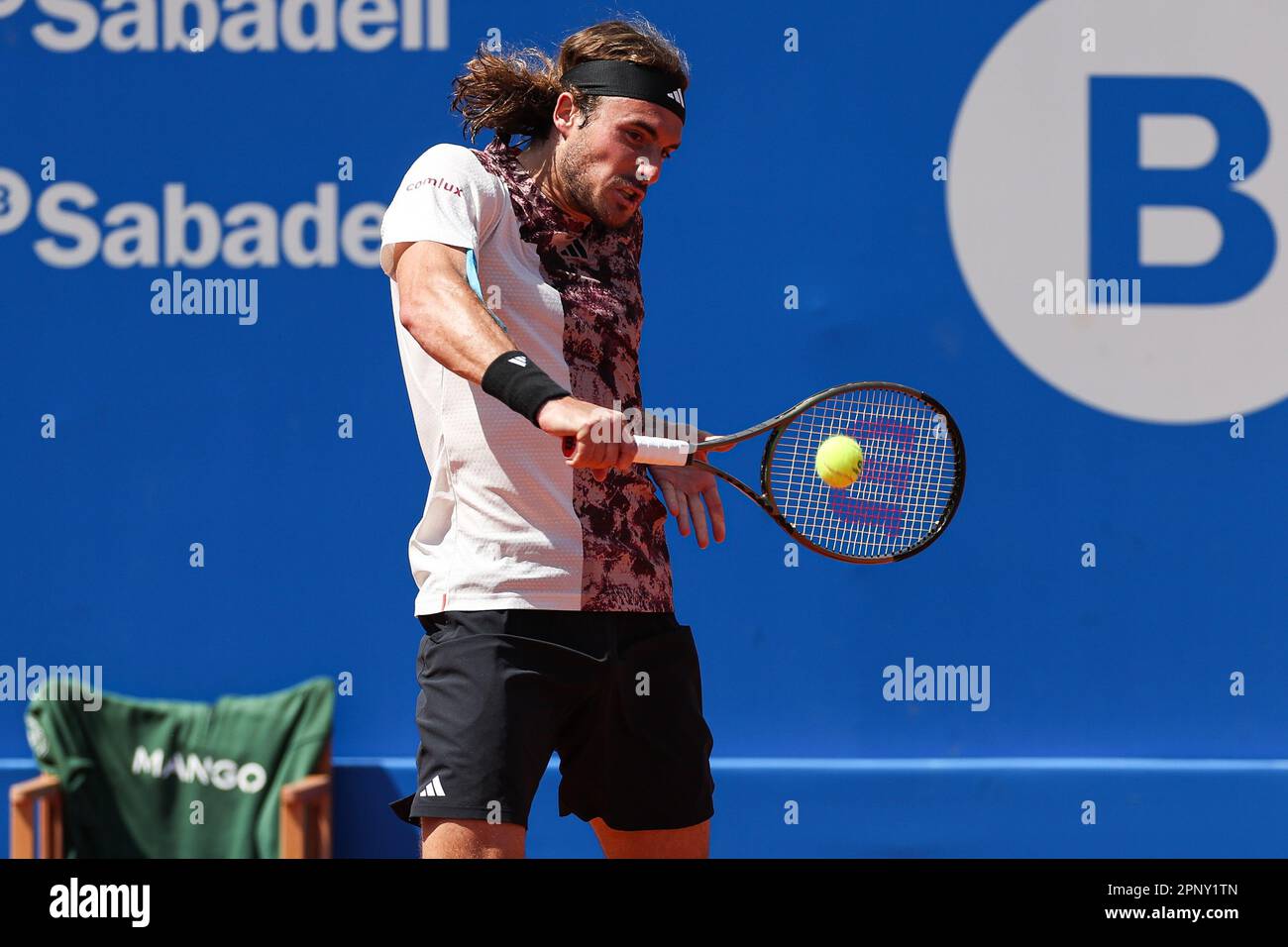 BARCELONA, SPAIN APRIL 20 Stefanos Tsitsipas from Greeece during the