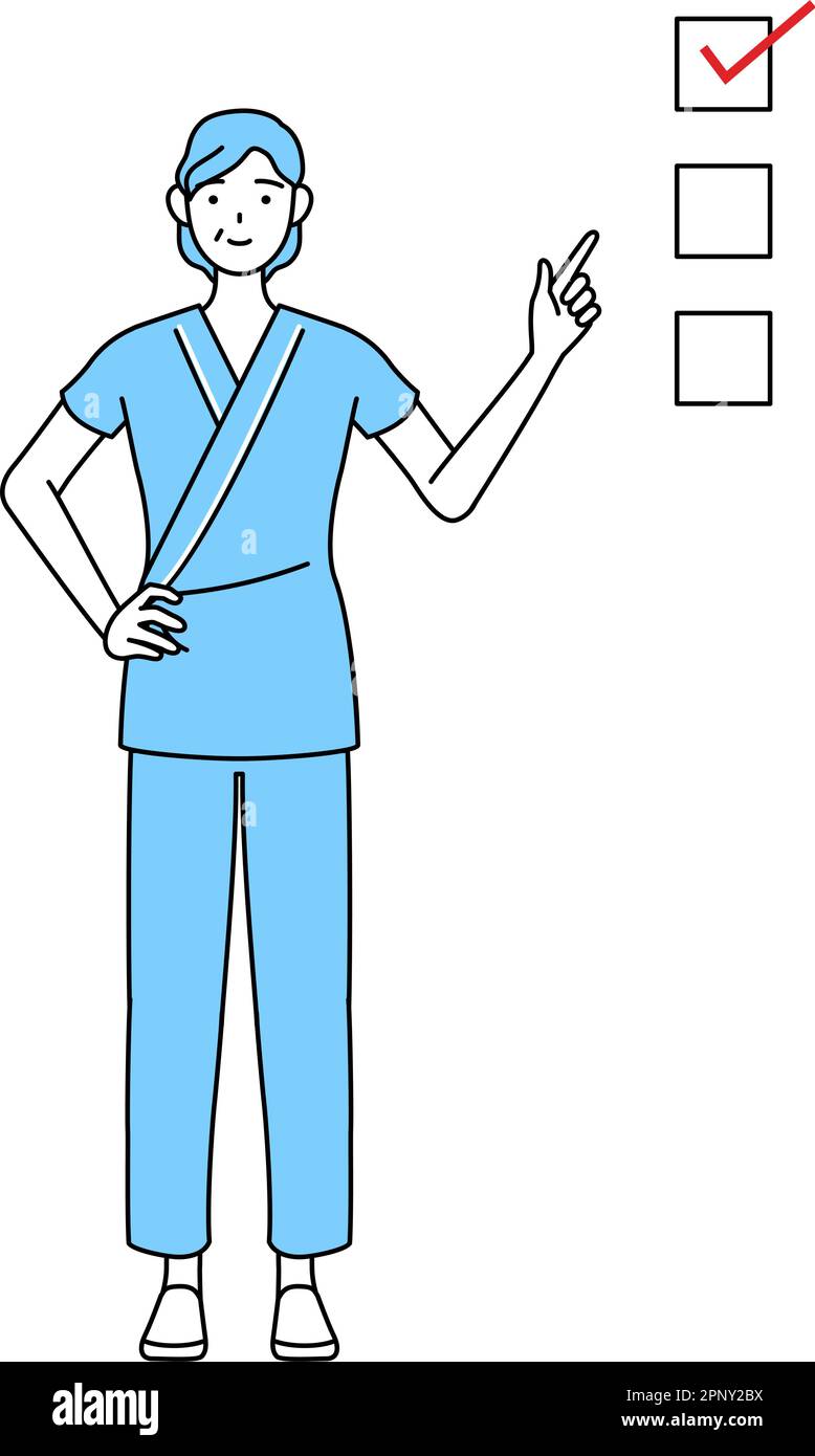 Middleaged and senior female admitted patient in hospital gown