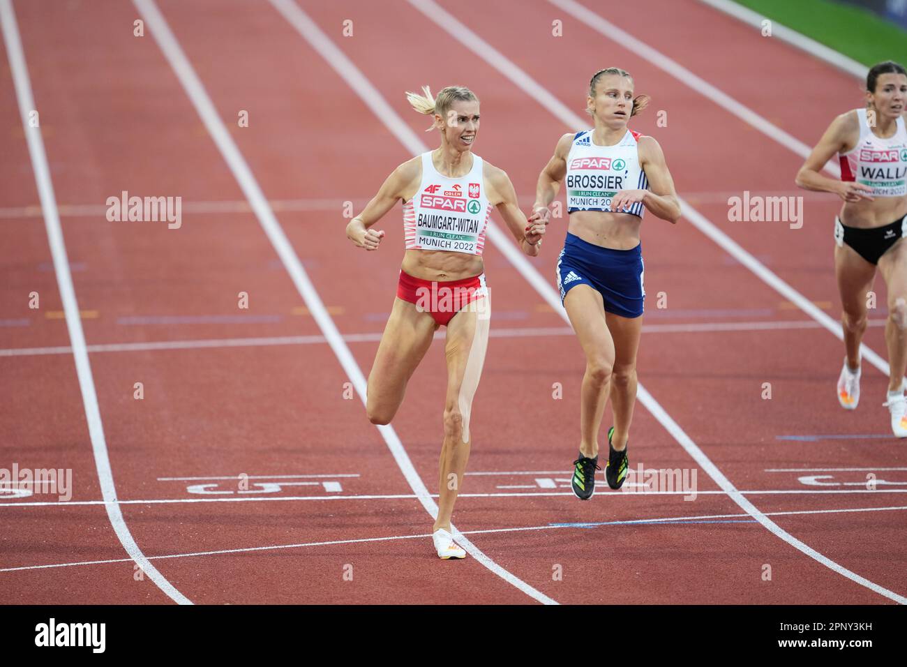 Iga Baumgart-Witan participating in the 400 meters of the European