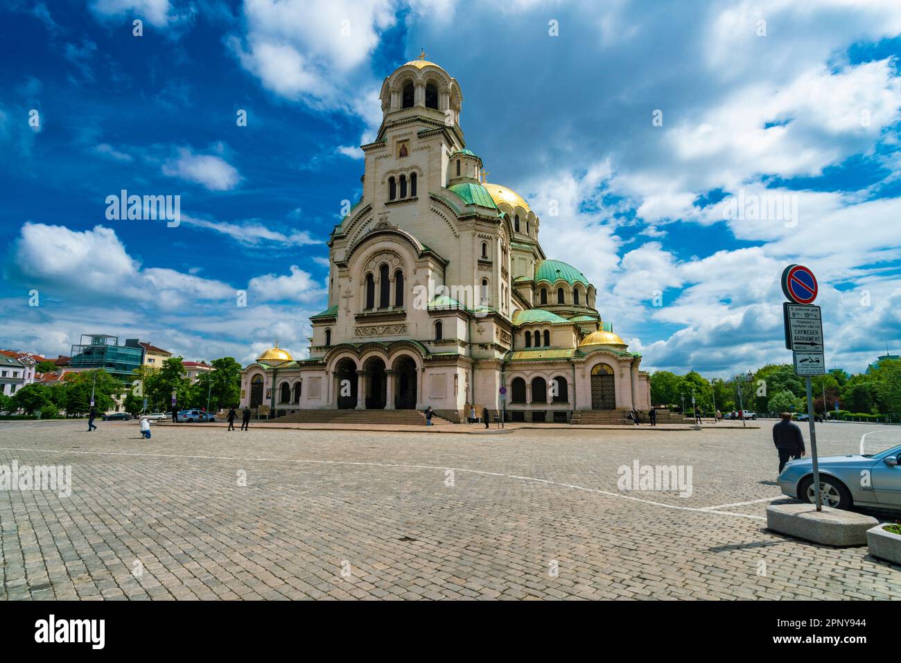 st. alexander nevsky cathedral sofia bulgaria Stock Photo