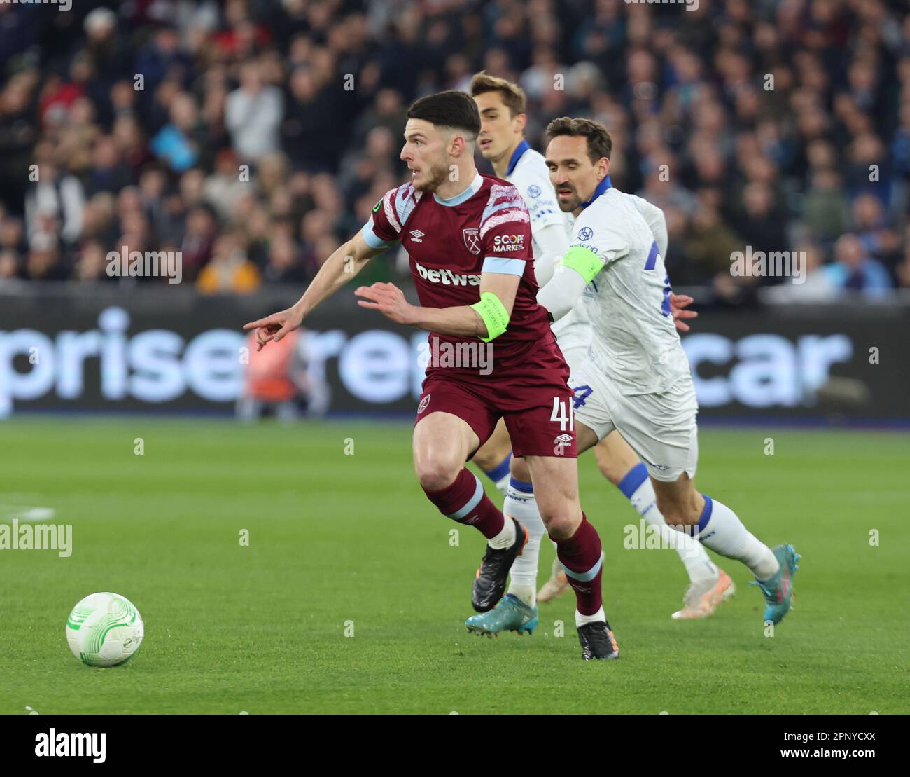 West Ham United's Declan Rice during UEFA Europa Conference League