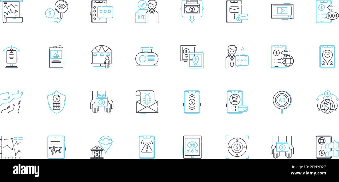 Value - Worth linear icons set. Valuable, Merit, Precious, Meaningful, Esteem, Deserving, Priceless line vector and concept signs. Appraise,Appreciate Stock Vector