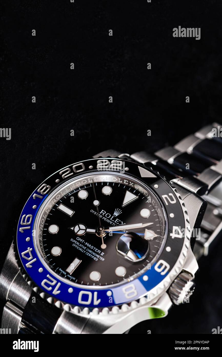 Rolex gmt blu e nero deals
