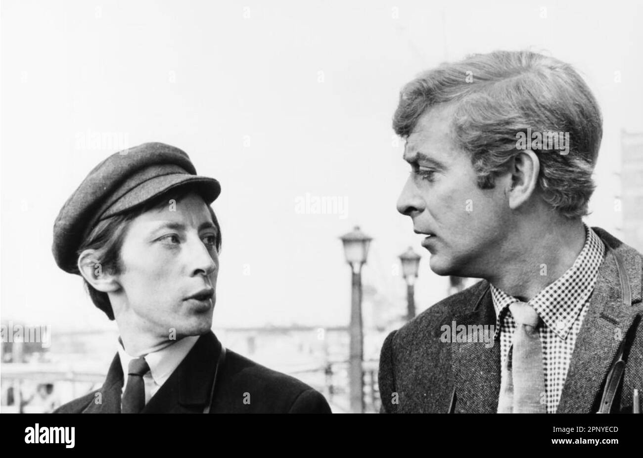 ALFIE 1966 Paramount Pictures film with Michael Caine at right and