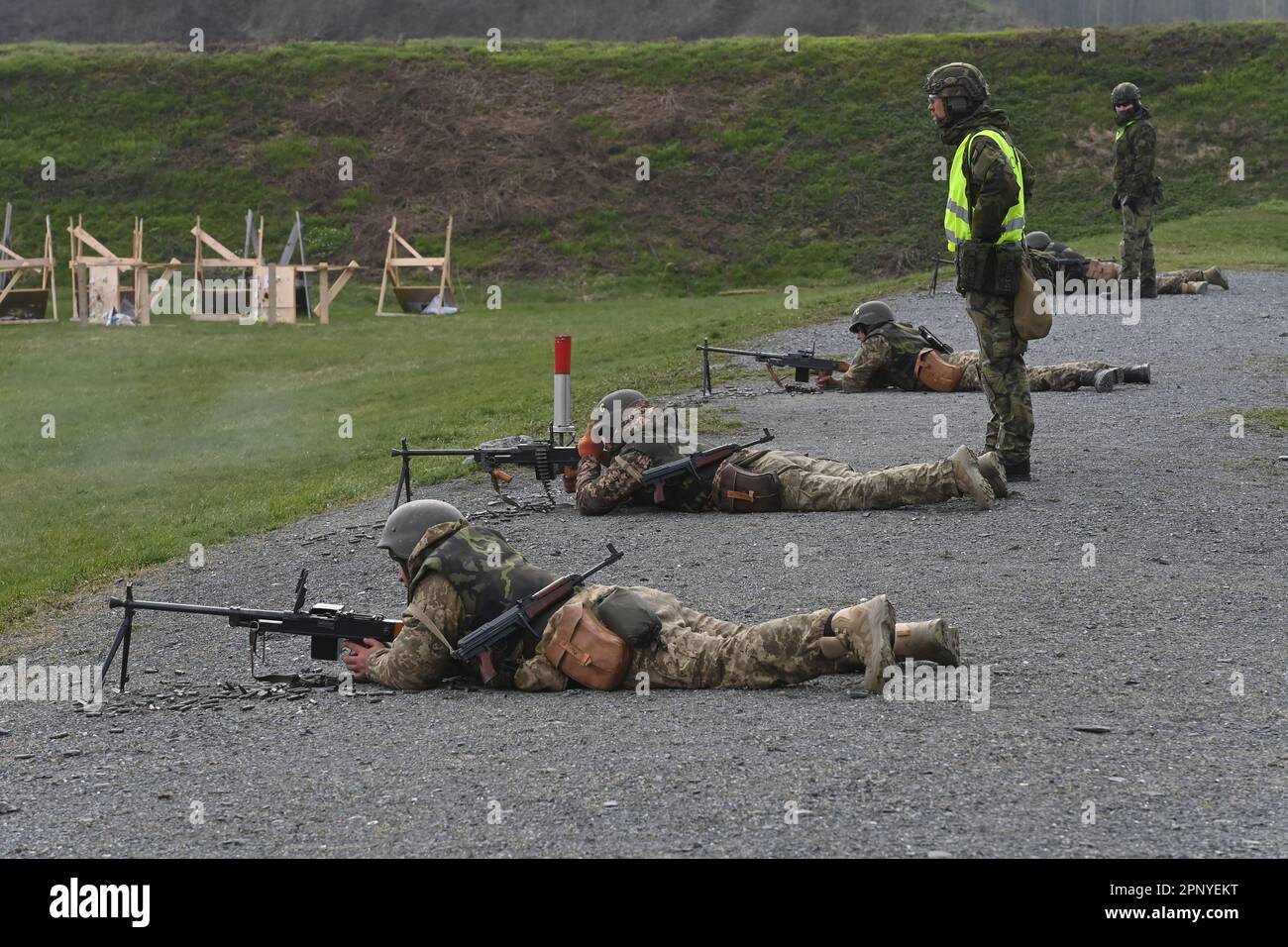 Libava, Czech Republic. 20th Apr, 2023. Training of members of the ...
