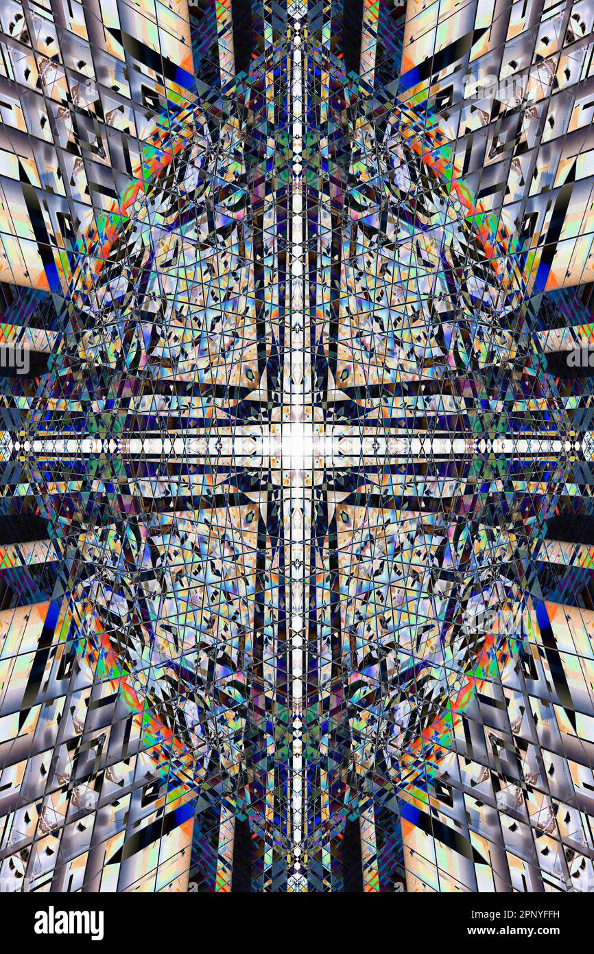 This started as an image of the facade of a car park in Oxford's Old