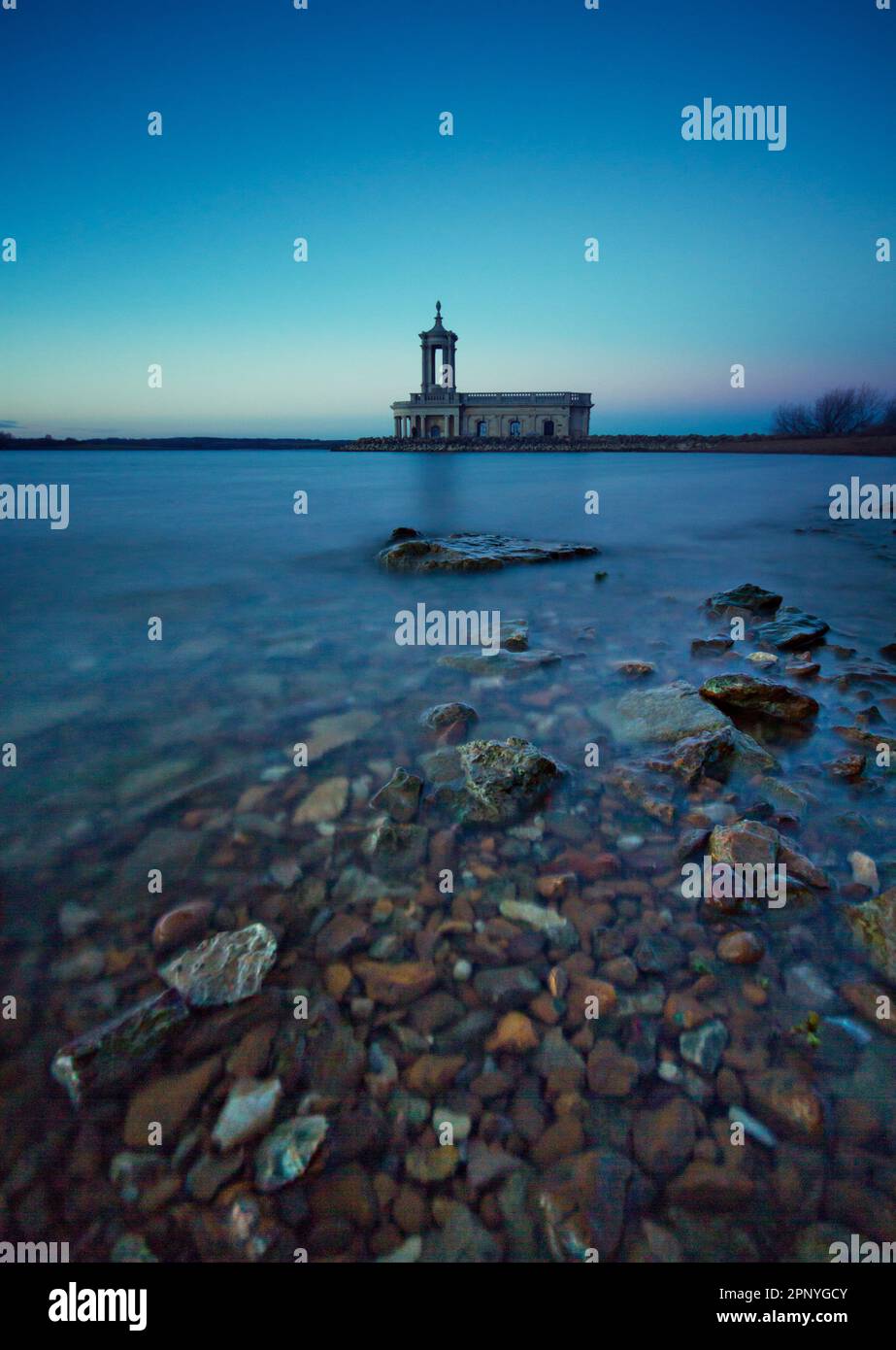 Normanton Church at Rutland Water Stock Photo Alamy
