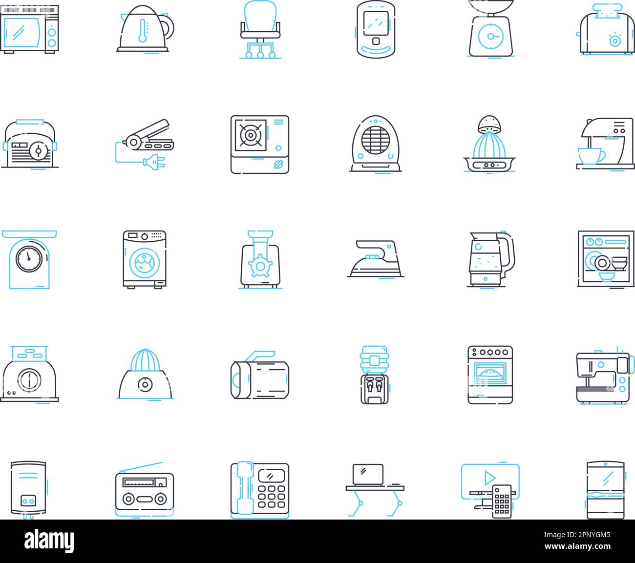 Accents linear icons set. Dialects, Intonation, Pronunciation, Linguistics, Enunciation, Inflection, Accentuation line vector and concept signs Stock Vector