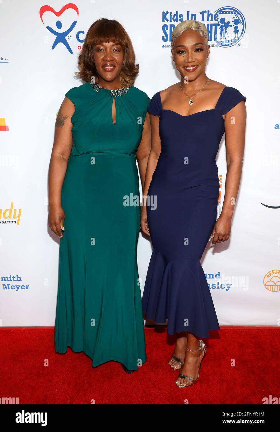 Beverly Hills, Ca. 20th Apr, 2023. Selena Martin, Tiffany Haddish at