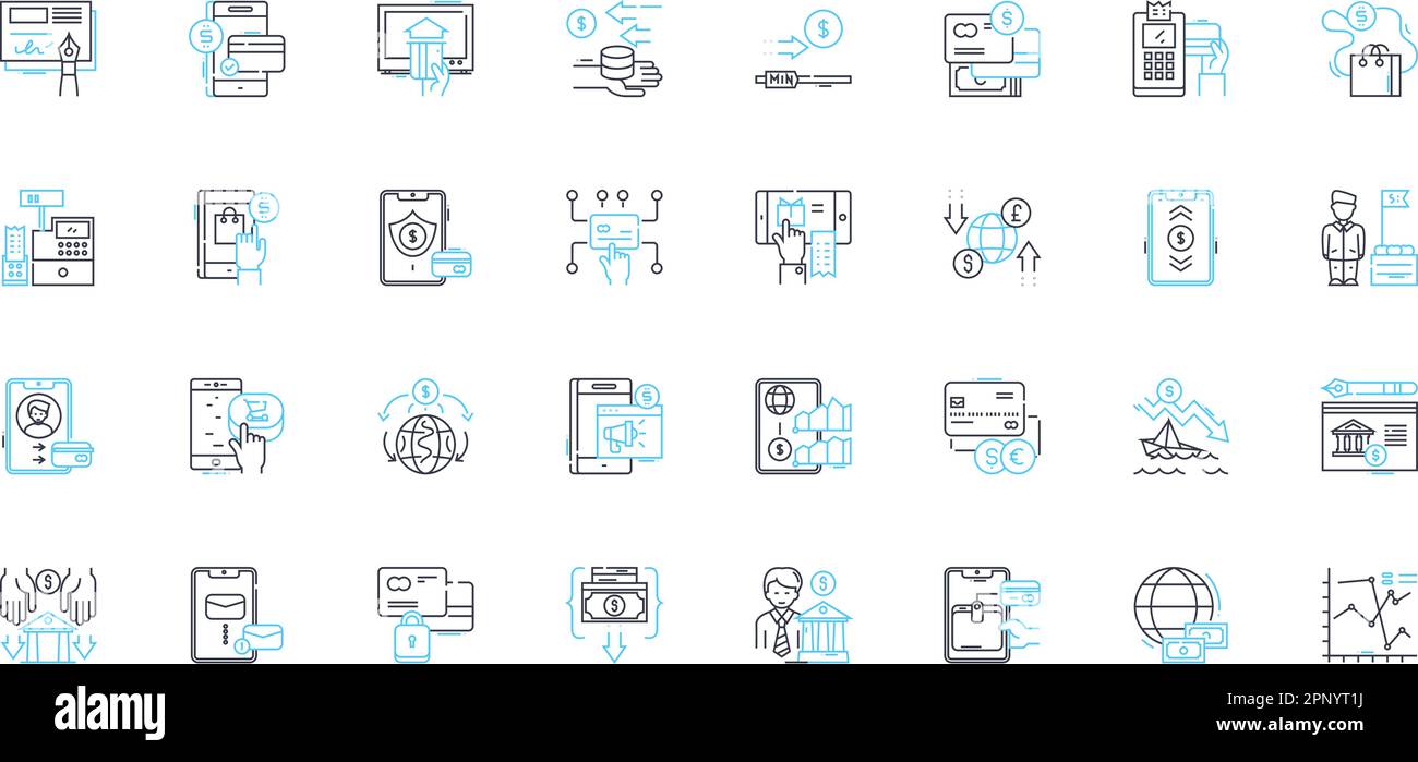 Communication and expression linear icons set. Dialogue, Verbal, Articulation, Utterance, Discourse, Voice, Vocalization line vector and concept signs Stock Vector