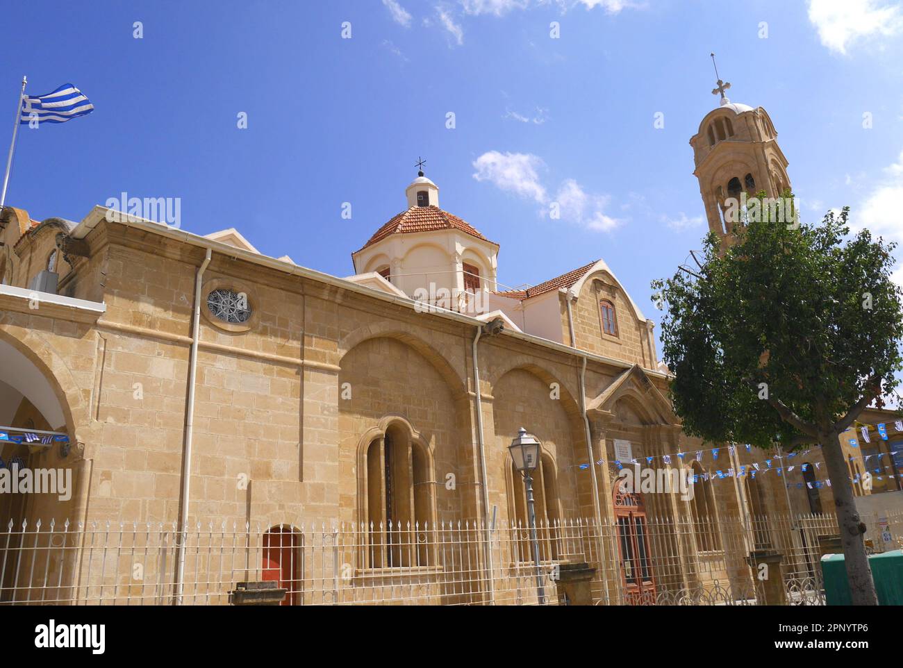 The Greek Orthodox Panagia Phaneromeni Church, Nicosia, Republic of Cyprus Stock Photo