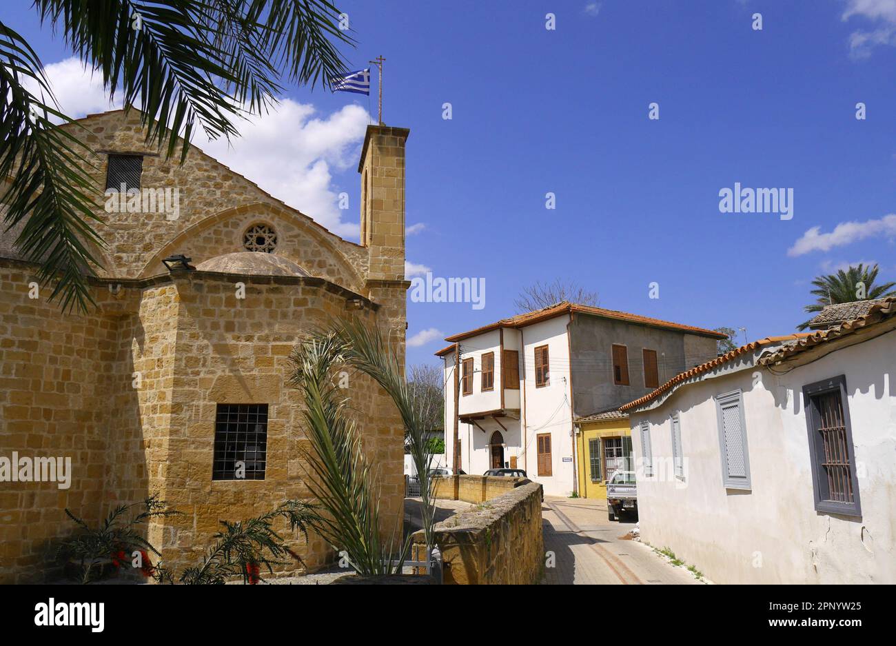 Panagia Chrysaliniotissa Church, South Nicosia, Republic of Cyprus Stock Photo