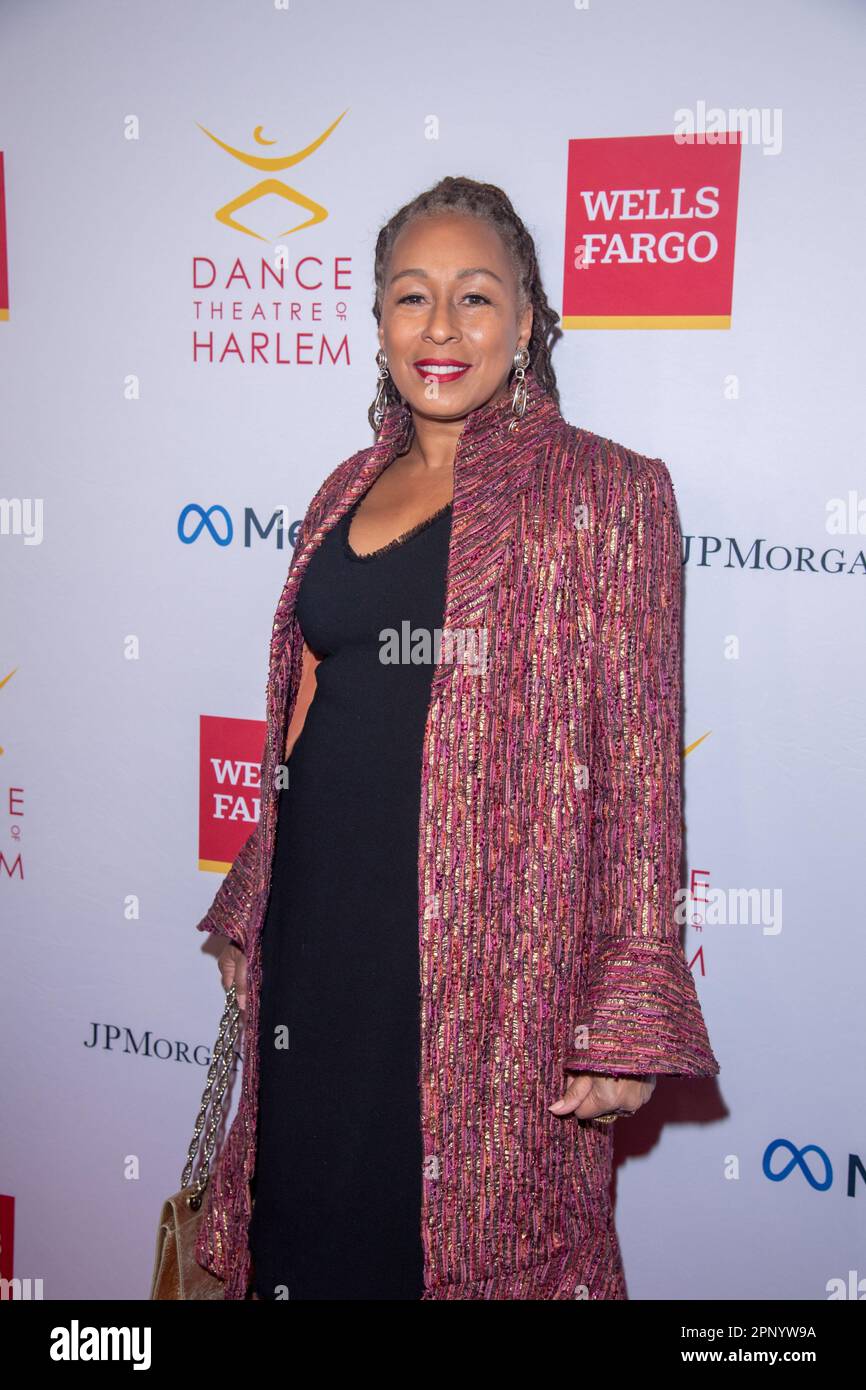 New York, United States. 20th Apr, 2023. Tamara Tunie attends the Dance