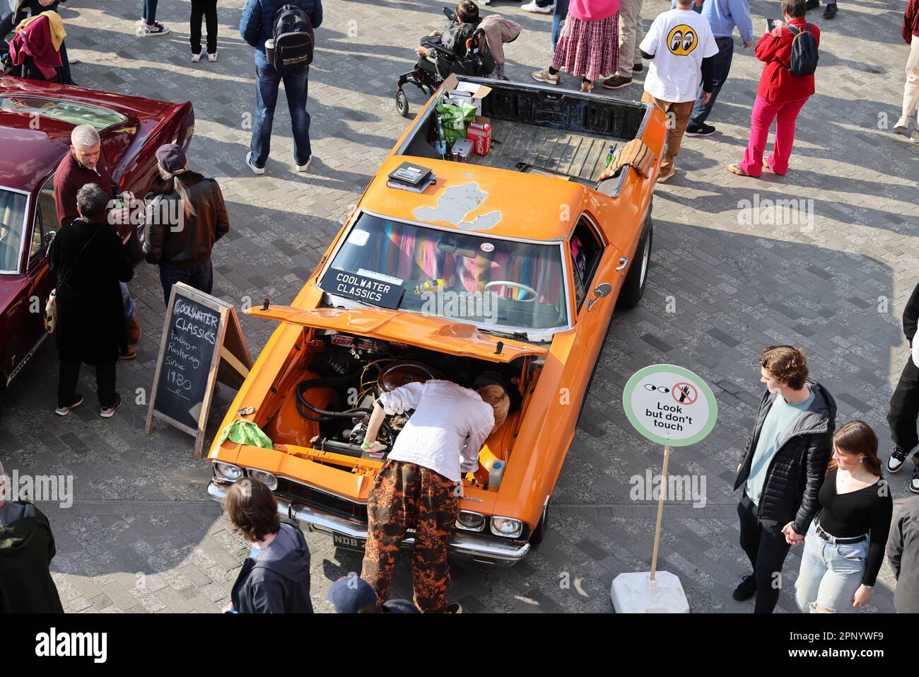 The vibrant Classic Car Boot Sale at Coal Drops Yard, Kings Cross