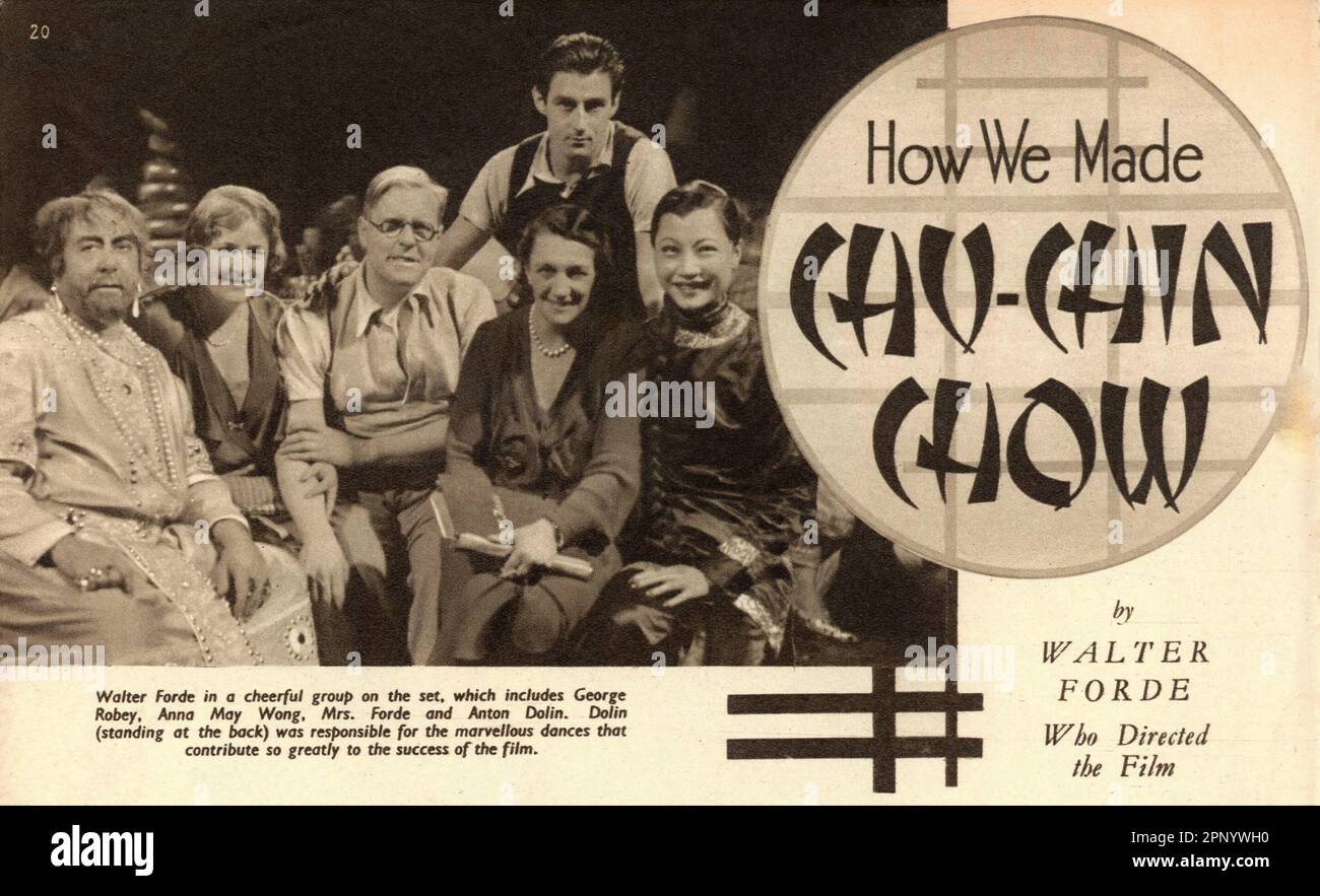 ROBEY, Unidentified Woman, Director WALTER FORDE and his Wife