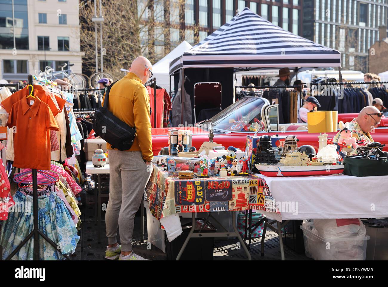 The groovy and colourful Kings Cross Classic Car Boot sale on Granary