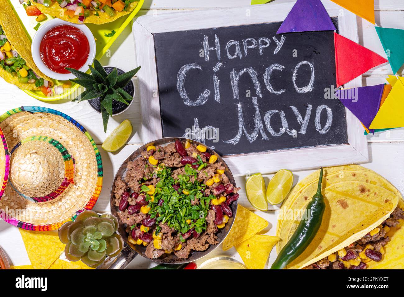 Cinco de mayo party food. Mexican holiday Cinco de mayo traditional