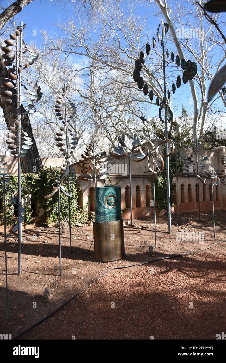 Sedona, AZ. U.S.A. Tlaquepaque Arts & Shopping Village. Renee Taylor