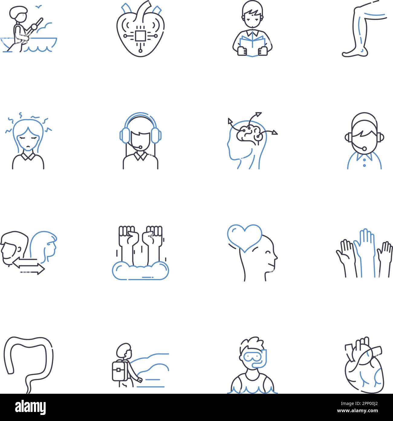 Scientific Research Line Icons Collection Investigation scientific-research-line-icons-collection-investigation