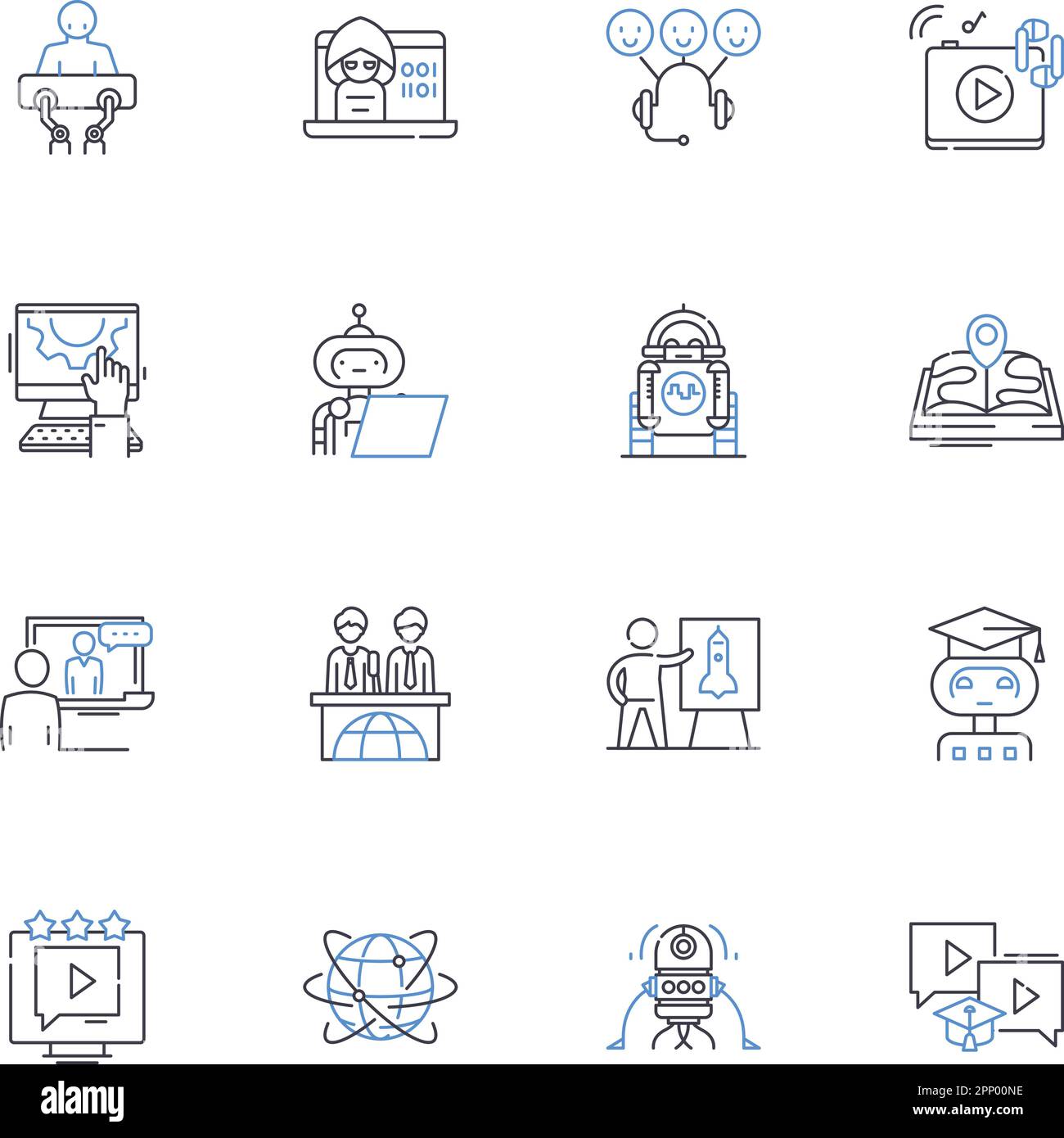 Novel science line icons collection. Innovation, Breakthrough, Novelty