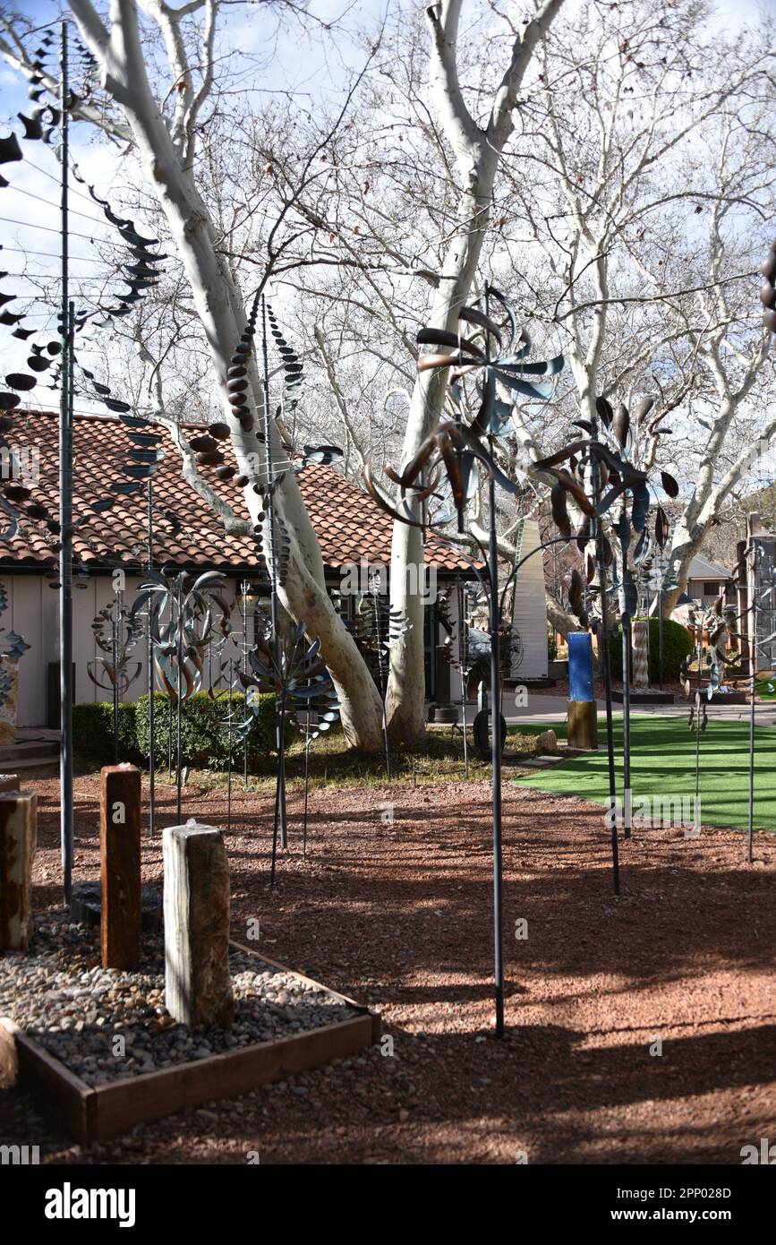 Sedona, AZ. U.S.A. Tlaquepaque Arts & Shopping Village. Renee Taylor