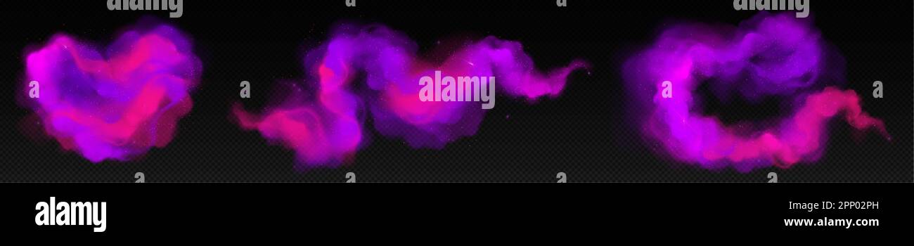 Steam Background Purple Special Effect