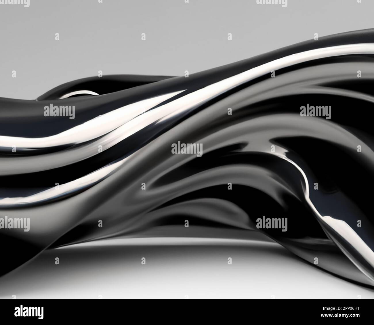 3d render waves flowing hi-res stock photography and images - Alamy
