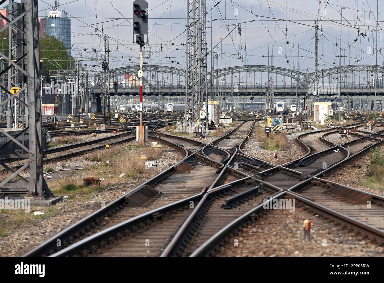 Strike on Friday, April 21, 2023 at the main train station in Munich