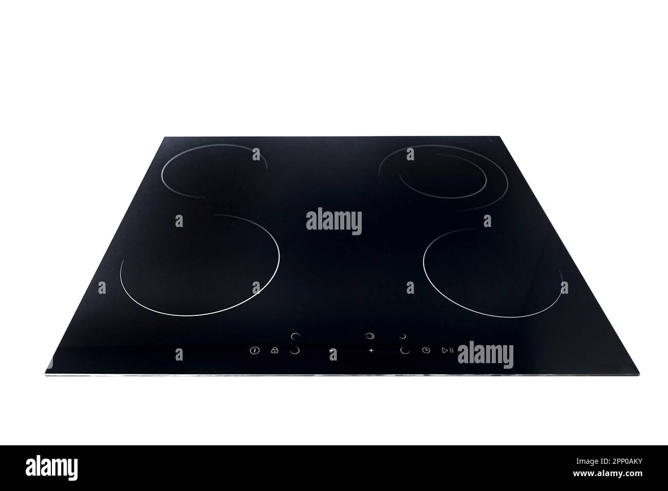 Flat cooktop cooking induction electric built black stove. Electric