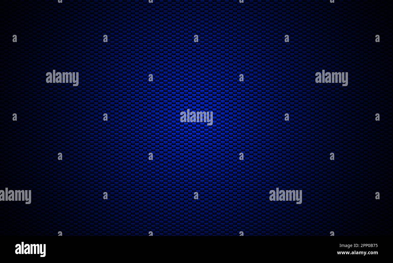 abstract blue carbon fiber texture background Stock Vector
