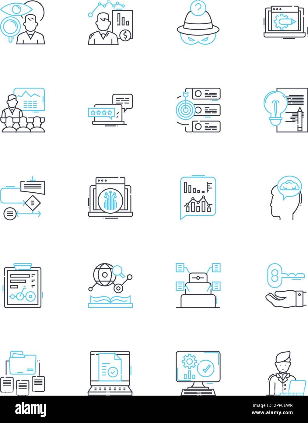Explore linear icons set. Adventure, Journey, Wanderlust, Travel, Discovery, Expedition, Quest line vector and concept signs. Trek,Roam,Explore Stock Vector