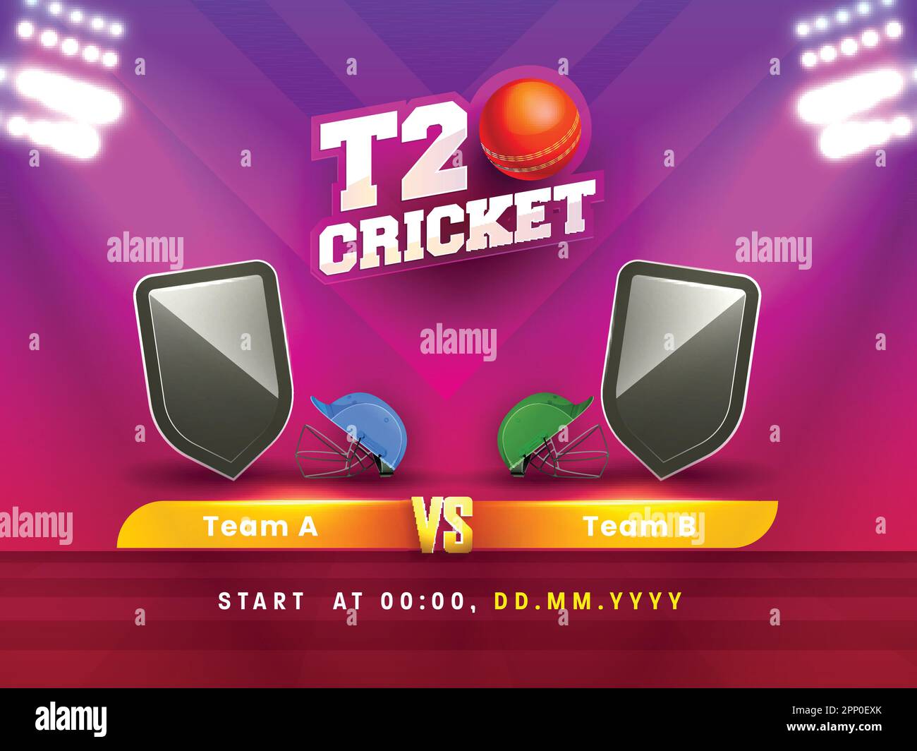 Cricket stadium empty Stock Vector Images Alamy