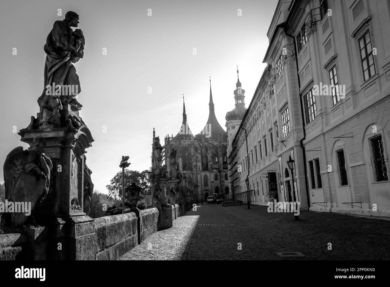 The Saint Barbara's Church at Kutná Hora, Czech Republic Stock Photo