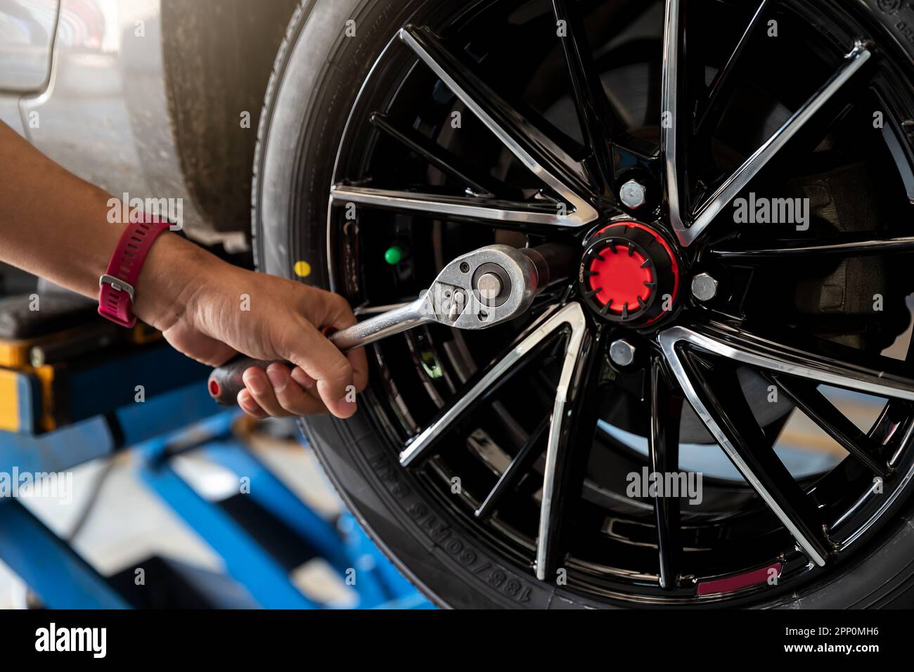 Car service, repair and maintenance concept auto mechanic man