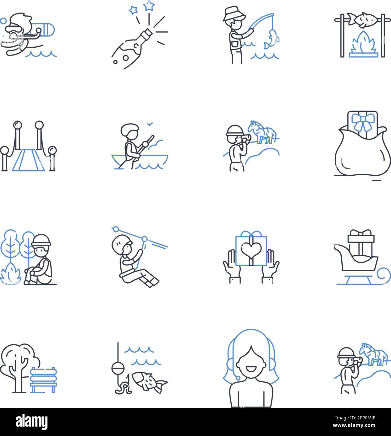Bird watching line icons collection. Binoculars, Migration, Plumage ...