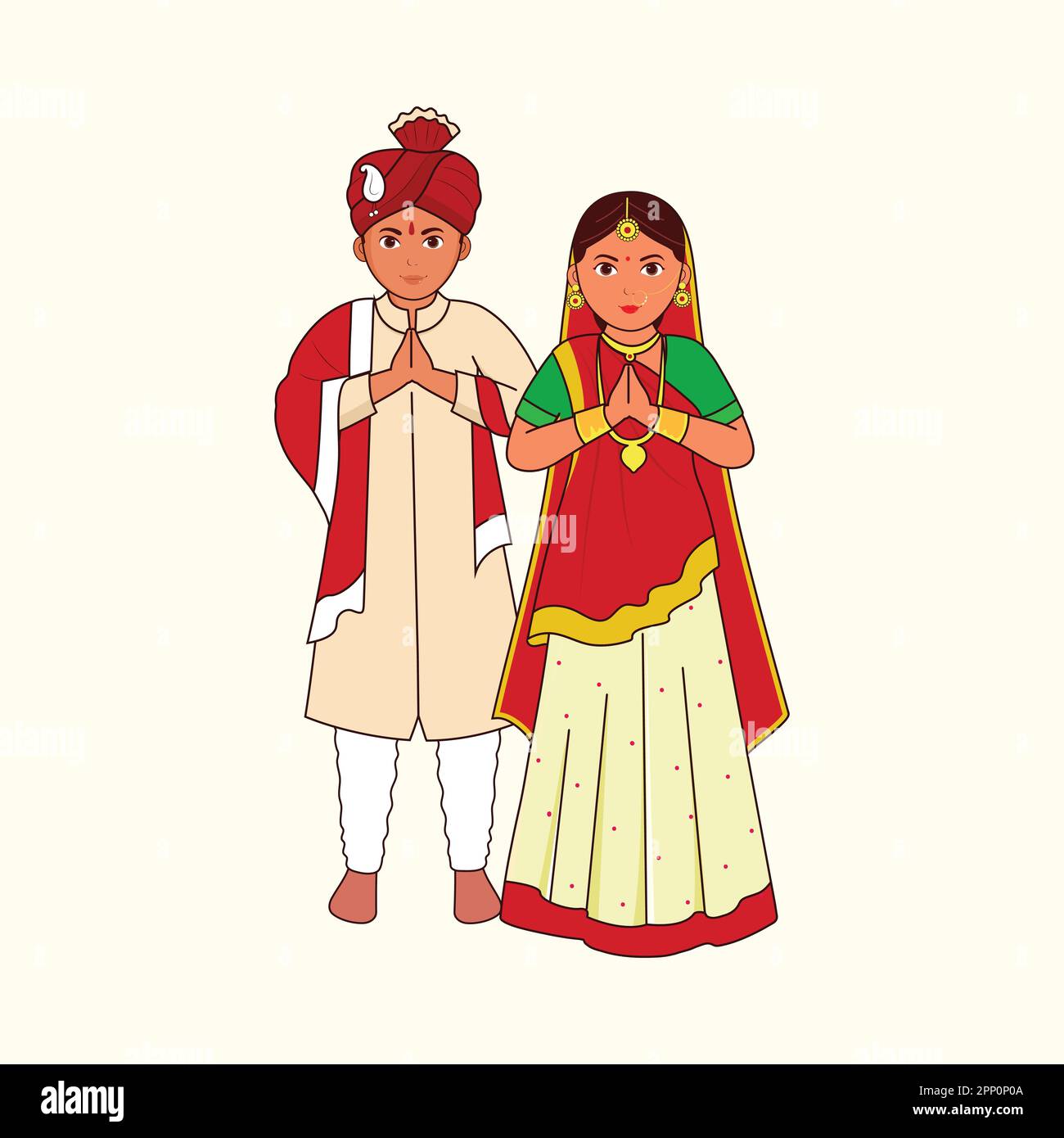 gujarati-woman-stock-vector-images-alamy