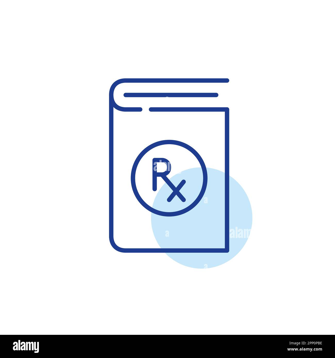 Pharmacy prescription drugs list. Book with prescription symbol. Pixel  perfect, editable stroke line icon Stock Vector Image \u0026 Art - Alamy, image size:1300x1390