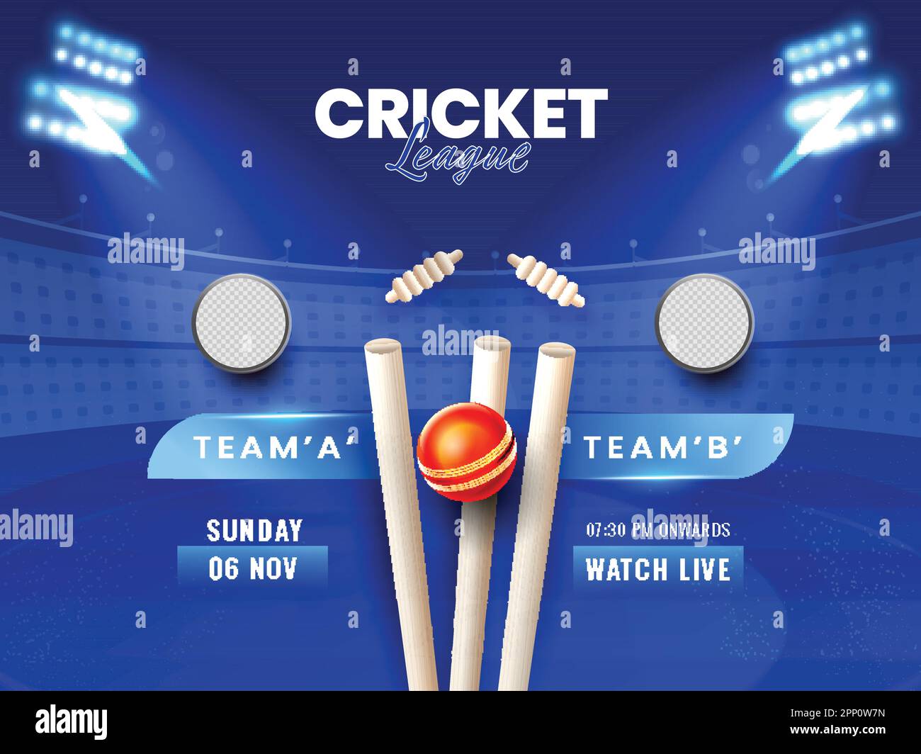 Cricket stadium empty Stock Vector Images Alamy