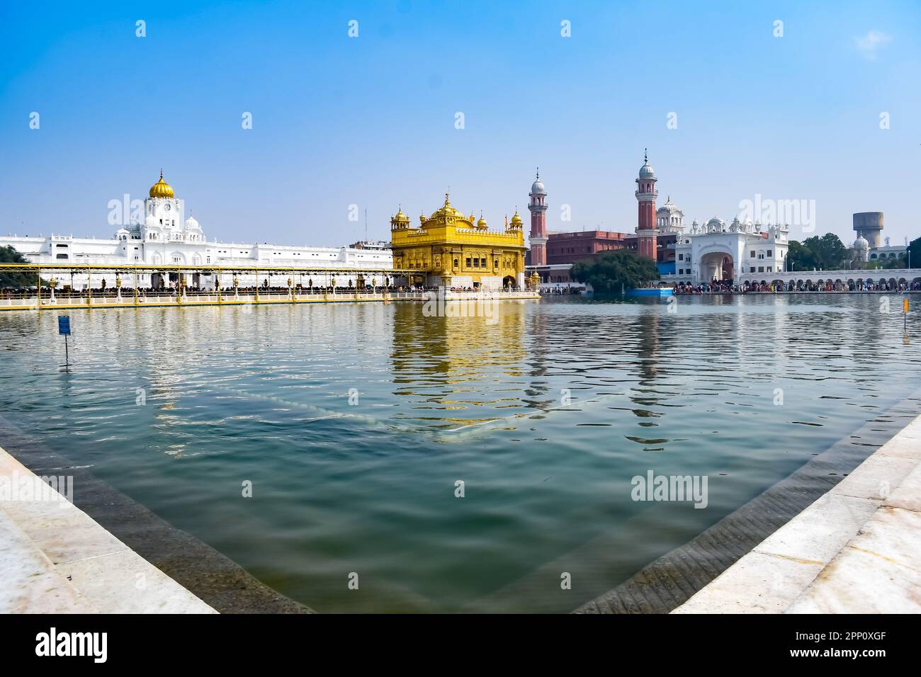 Beautiful view of Golden Temple (Harmandir Sahib) in Amritsar, Punjab
