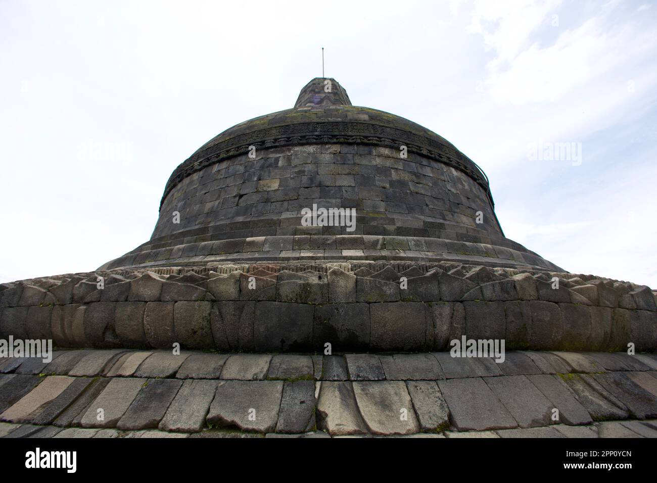 UNESCO Site: Borobudur Temple Stock Photo