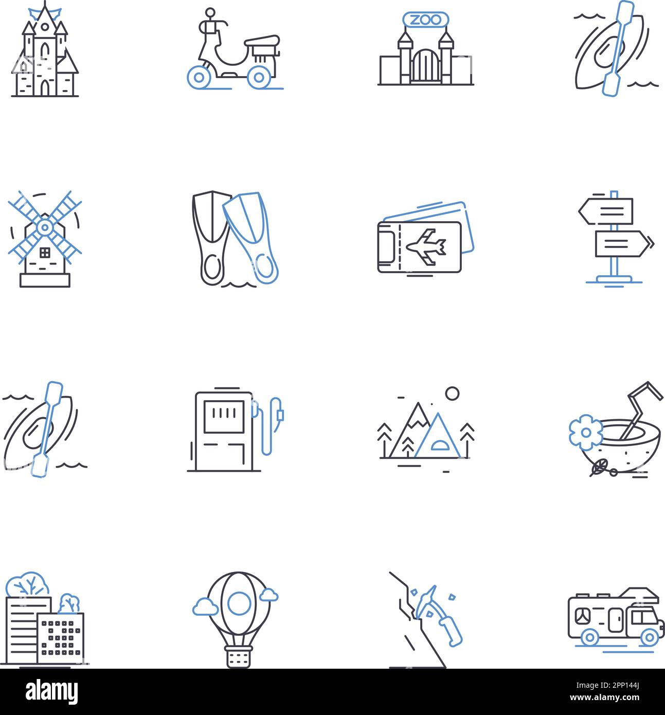 Trip advisors line icons collection. Reviews, Ratings, Recommendations 