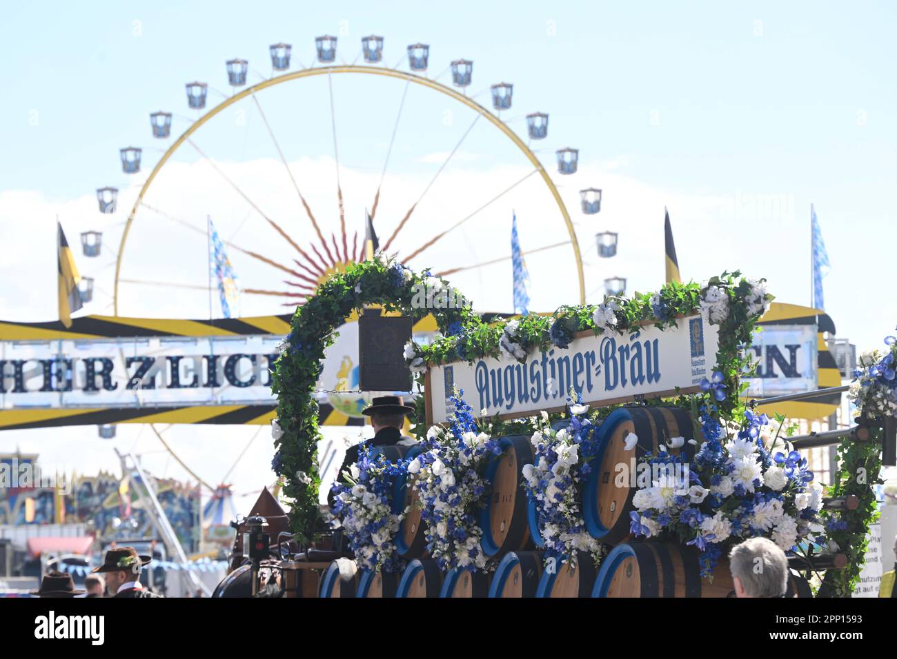 Munich, Germany. 21st Apr, 2023. Before the start of the Spring