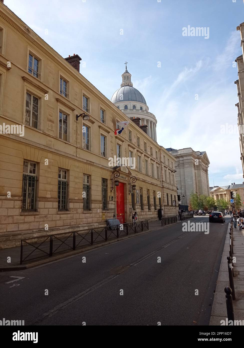 Lycée Henri IV et le Panthéon, Paris Stock Photo - Alamy