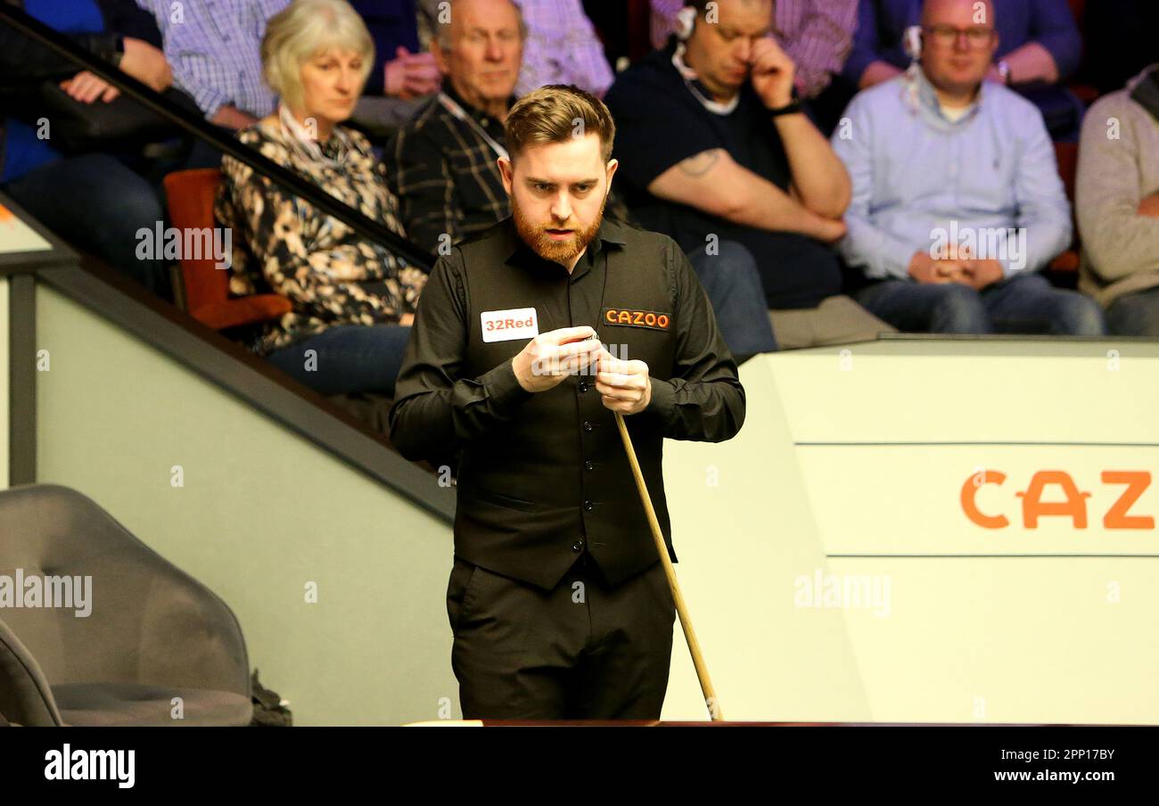 21st April 2023; The Crucible, Sheffield, England 2023 Cazoo World