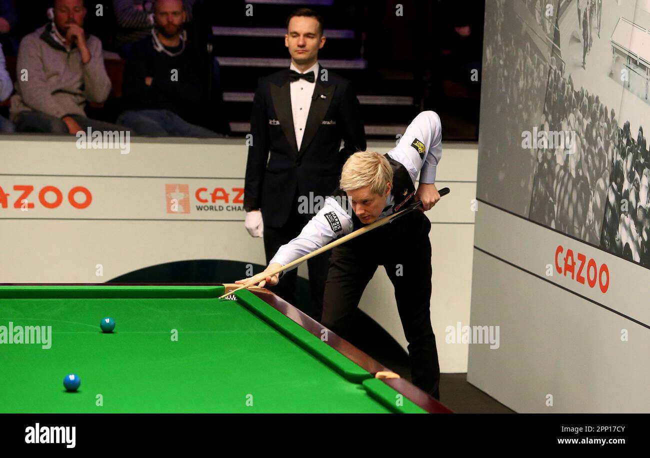 21st April 2023; The Crucible, Sheffield, England 2023 Cazoo World