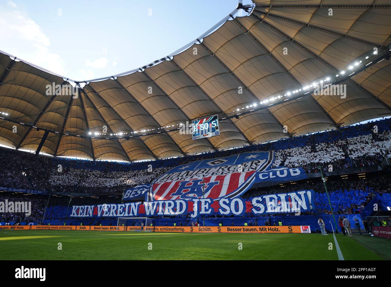 Hamburg, Germany. 21st Apr, 2023. Soccer: 2. Bundesliga, 29. Matchday ...